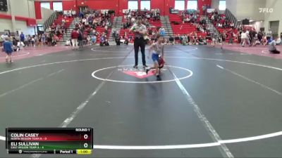 45 lbs Round 1 (4 Team) - Colin Casey, North Region Team A vs Eli Sullivan, East Region Team A