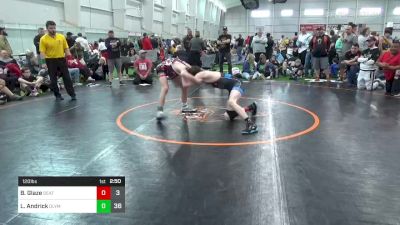 120 lbs Round 2 - Bryce Glaze, Death Squad Black vs Linkin Andrick, Olympia