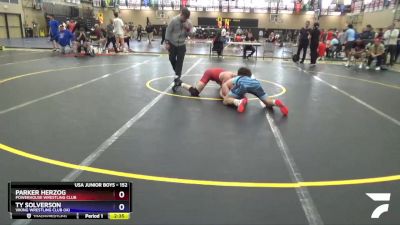 152 lbs Cons. Round 5 - Parker Herzog, Powerhouse Wrestling Club vs Ty Solverson, Viking Wrestling Club (IA)