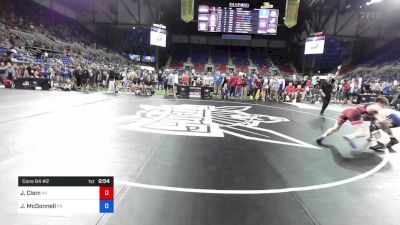 132 lbs Cons 64 #2 - Joseph Clem, New York vs Jay McDonnell, Pennsylvania