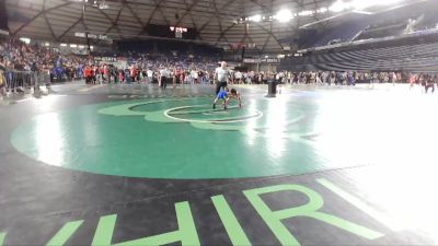 53 lbs Champ. Round 3 - Roman Garza, Team Aggression Wrestling Club vs Saber Paddock, NWWC