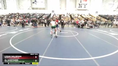 138 lbs Cons. Round 2 - Logan Walseman, Beaver River Wrestling vs Eli Doxstader, Golden Knights Wrestling Club