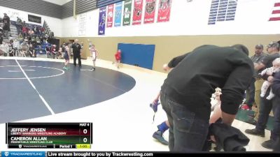 92 lbs Quarterfinal - Everett Wilson, Spokane Wrestling vs Nixon Jeffries, Liberty Warriors Wrestling Academy