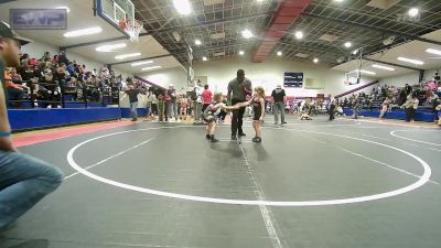 46 lbs Final - Lillian Shuemake, Pirate Wrestling Club vs Kynslee Church, Team Tulsa Wrestling Club