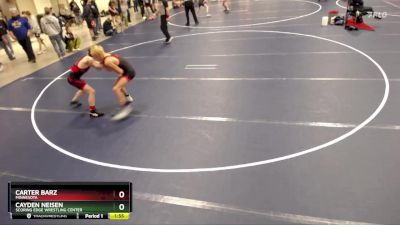 125 lbs Quarterfinal - Cayden Neisen, Scoring Edge Wrestling Center vs Carter Barz, Minnesota