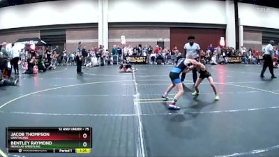 75 lbs Cons. Round 1 - Jacob Thompson, Unattached vs Bentley Raymond, Ironclad Wrestling