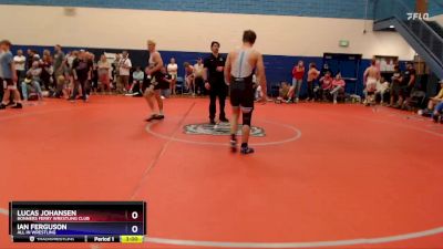 165 lbs Cons. Round 3 - Lucas Johansen, Bonners Ferry Wrestling Club vs Ian Ferguson, All In Wrestling