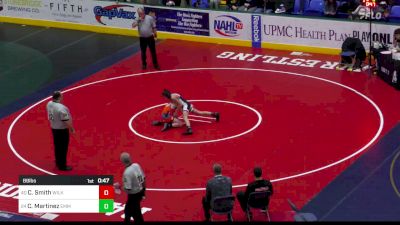 89 lbs Consi Of 16 #1 - Chase Smith, Wilkes Barre vs Camren Martinez, Emmaus