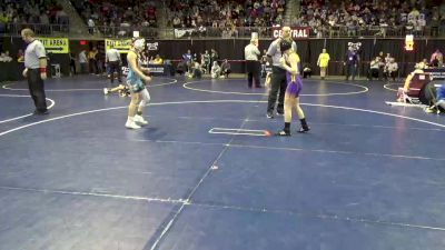 95 lbs Round Of 16 - Brandy Sterner, South Middleton vs Brooklyn Rizzo, North East