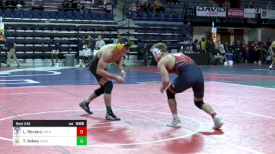 157 lbs Semifinal - Lucas Revano, Univ Of Pennsylvania vs Tommy Askey, Appalachian State