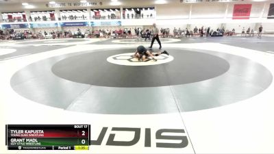 127-2 lbs Round 1 - Tyler Kapusta, Young Guns Wrestling vs Grant Madl, Izzy Style Wrestling