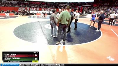 2A 144 lbs Semifinal - Sean Larkin, Chicago (St. Rita) vs Korbin Bateman, Mattoon