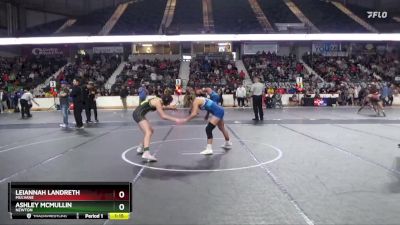 120 lbs Quarterfinal - Leiannah Landreth, Mulvane vs Ashley McMullin, Newton