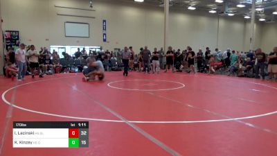 170 lbs Rr Rnd 2 - Isaac Lacinski, HS Gladiators vs Kaleb Kinzey, HS OMP