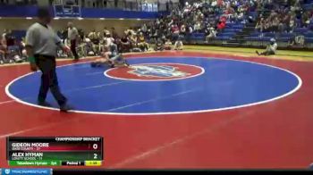 113 lbs Semis & 1st Wb (8 Team) - Alex Hyman, Lovett School vs Gideon Moore, Dade County