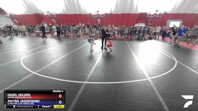 70-75 lbs Round 2 - Hazel Holden, Rapids Wrestling Club vs Payten Jagodzinski, X-Factor Elite Wrestling