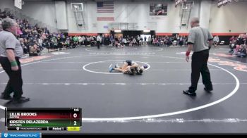 125 lbs Semifinal - Lillie Brooks, Dayton vs Kirsten DeLazerda, Estacada