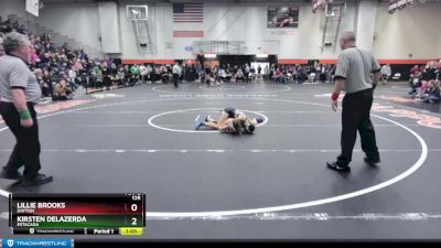 125 lbs Semifinal - Lillie Brooks, Dayton vs Kirsten DeLazerda, Estacada