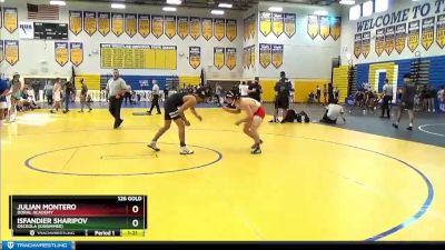 126 Gold Round 5 - Julian Montero, Doral Academy vs Isfandier Sharipov, Osceola (Kissimmee)