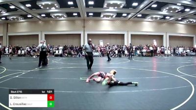 65 lbs Round Of 16 - Drew Dillon, Dethrone WC vs Liam Crousillac, Gulf Coast WC