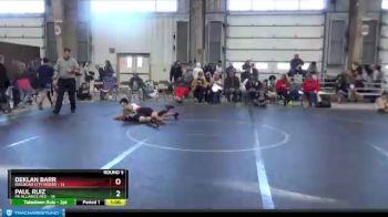 88 lbs Round 5 (8 Team) - Paul Ruiz, PA Alliance Red vs Deklan Barr, Railroad City Riders