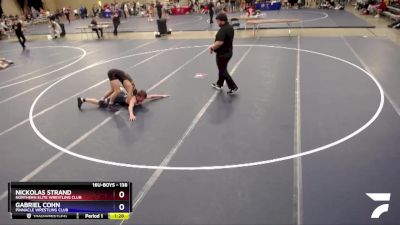 138 lbs Cons. Round 5 - Nickolas Strand, Northern Elite Wrestling Club vs Gabriel Cohn, Pinnacle Wrestling Club