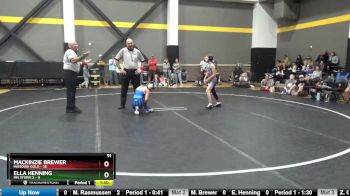 91 lbs Round 1 (4 Team) - Mackinzie Brewer, Missouri Gold vs Ella Henning, MN Storm 2
