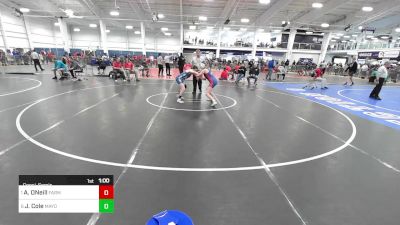 112 lbs Consolation - Alexis ONeill, Farmington ME vs Jolene Cole, Mayo Quanchi WC