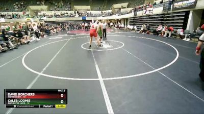 285 lbs Finals (8 Team) - Caleb Loomis, Rochester Mayo vs David Borchers, North Scott