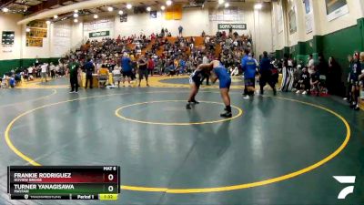 152 lbs Quarterfinal - Turner Yanagisawa, Mayfair vs Frankie Rodriguez, Nuview Bridge