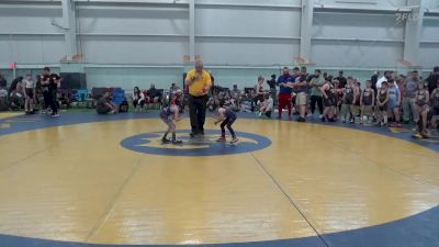 45 lbs Round 1 - Gibson Bach, Panther Elite vs Christian Nordyke, Untouchables 9u