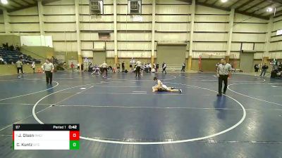 97 lbs Cons. Semi - Jack Olsen, Roseburg Mat Club /Umpqua Valley Wrestling Associaction vs Camden Kuntz, Southern Idaho Training Center