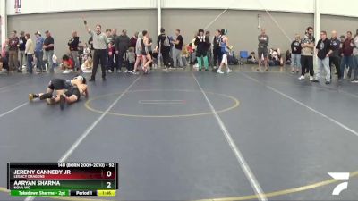 92 lbs Cons. Round 2 - Jeremy Cannedy Jr, Legacy Dragons vs Aaryan Sharma, Nova WC