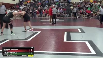 135 lbs Cons. Round 2 - Maddie Johnson, Denver vs Helen Orszula, Iowa City, West