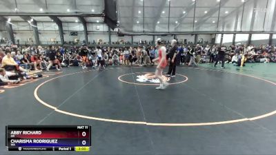 125 lbs Champ. Round 1 - Abby Richard, OR vs Charisma Rodriguez, WA