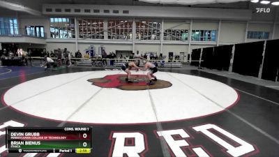 165 lbs Cons. Round 1 - Devin Grubb, Pennsylvania College Of Technology vs Brian Bienus, Ithaca