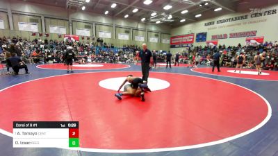 134 lbs Consi Of 8 #1 - Armando Tamayo, Central vs Olivas Izaac, Reedley