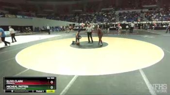 6A-160 lbs Cons. Round 2 - Micheal Patten, Jefferson (Portland) vs Eliyo Clark, Franklin