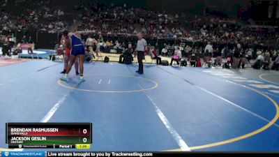 4A 285 lbs Semifinal - Jackson Geslin, Century vs Brendan Rasmussen, Idaho Falls