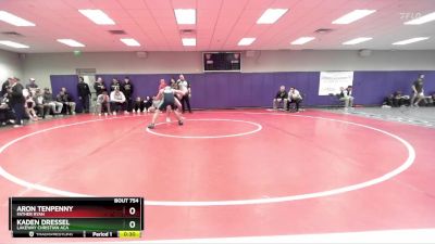 144 lbs Cons. Round 5 - Kaden Dressel, Lakeway Christian Aca vs Aron Tenpenny, Father Ryan