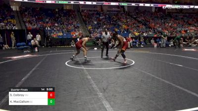 184 lbs Quarterfinal - Sam Colbray, Iowa State vs Kayne MacCallum, Oklahoma