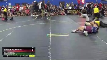 107 lbs Round 3 (6 Team) - Dawson Youngblut, Team Iowa Red vs Isaak Skelly, Peer Pressure Elite