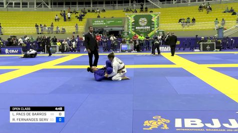 LUANA PAES DE BARROS V. DA SILVA vs RAFAELA FERNANDES SERVIDONE 2024 Brasileiro Jiu-Jitsu IBJJF