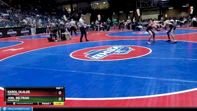 6A-106 lbs Quarterfinal - Karol Olalde, Lee County vs Joel Beltran, Gainesville