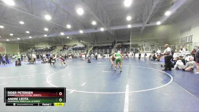 285 lbs 1st Place Match - Andre Leota, Sanderson Wrestling Academy vs Rider Petersen, Bonneville High School Wrestli