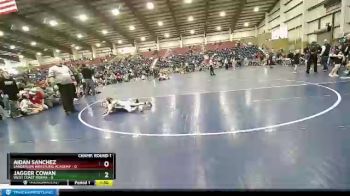 45 lbs Champ Round 1 (16 Team) - Aidan Sanchez, Sanderson Wrestling Academy vs JAGGER COWAN, West Coast Riders