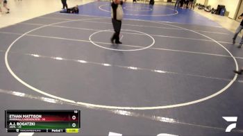 150 lbs Quarterfinals (8 Team) - A.J. Bogatzki, ANML vs Ethan Mattison, Marshall/Lakeview/RTR