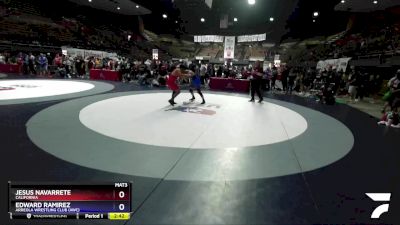 74 lbs 3rd Place Match - Jesus Navarrete, California vs Edward Ramirez, Arreola Wrestling Club (AWC)