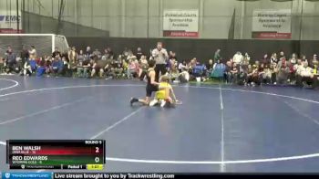 95 lbs Round 5 (6 Team) - Reo Edwards, Wyoming Gold vs Ben Walsh, Iowa Blue