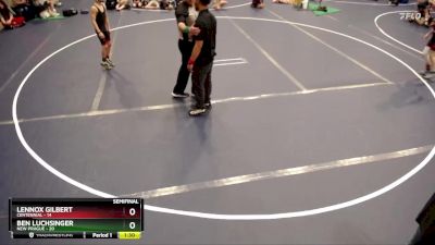 80 lbs Semis & 1st Wrestleback (8 Team) - Lennox Gilbert, Centennial vs Ben Luchsinger, New Prague